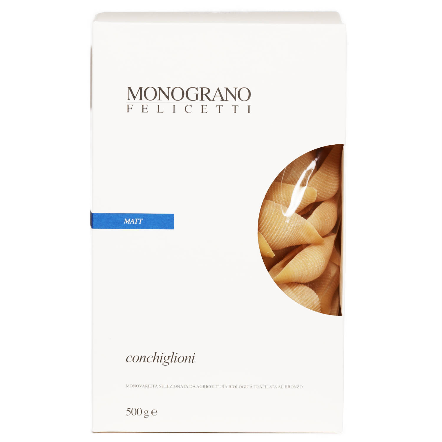 Conchiglioni (Große Muschel) di Granoduro Matt aus Hartweizen Bio