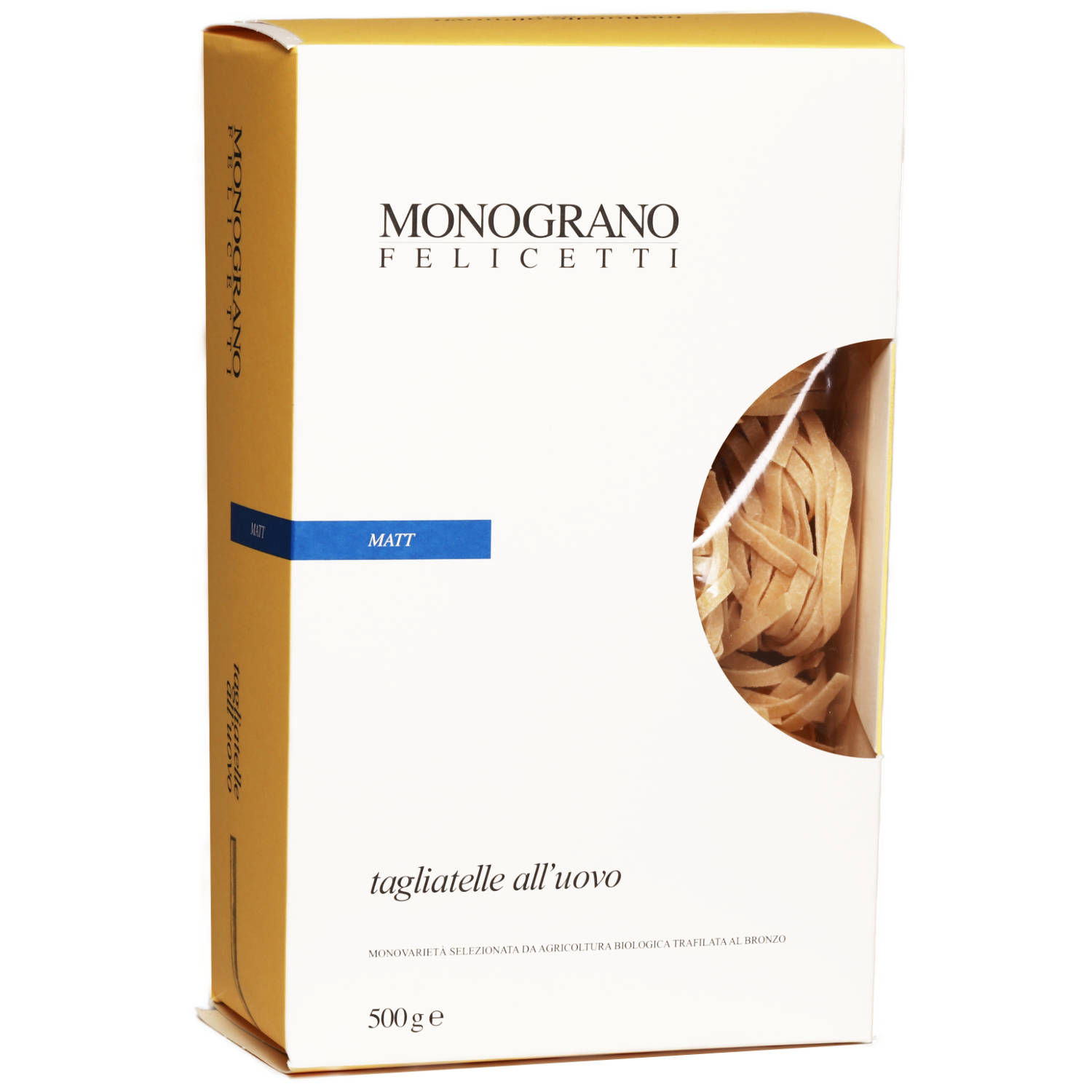 Tagliatelle all'uovo mit Ei Matt Bio