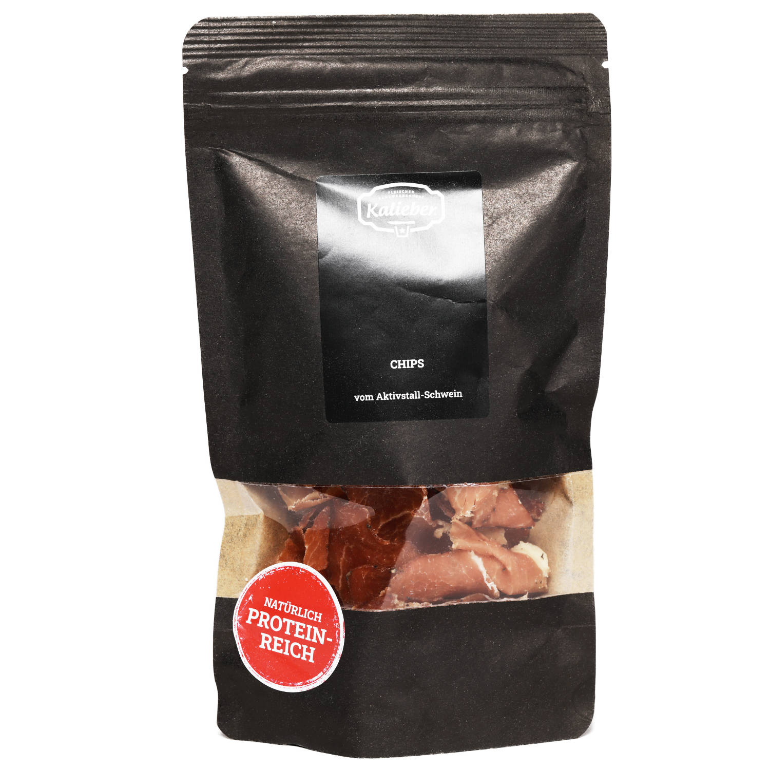 Luftgetrocknete Chips vom Aktivstall-Schwein