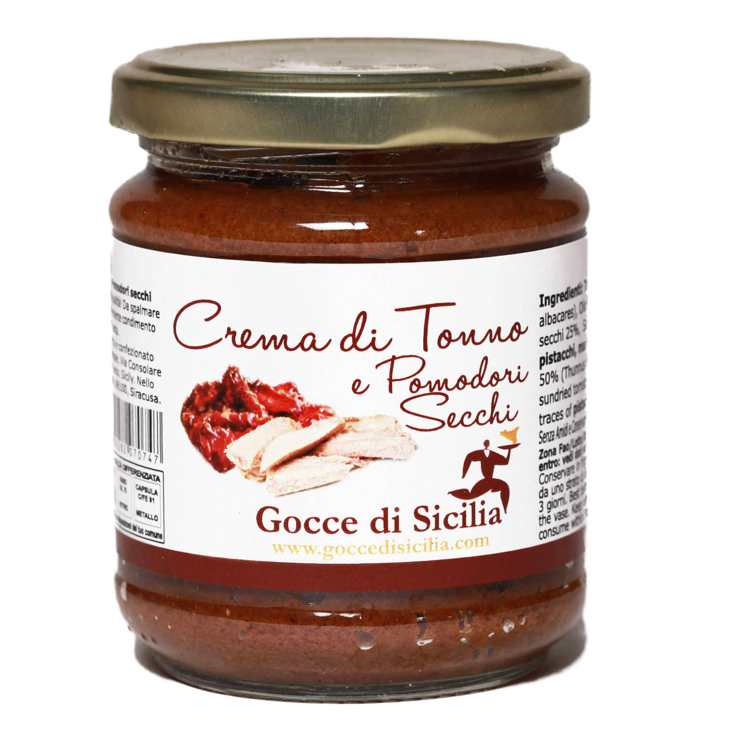 Thunfisch- und getrocknete Tomatencreme