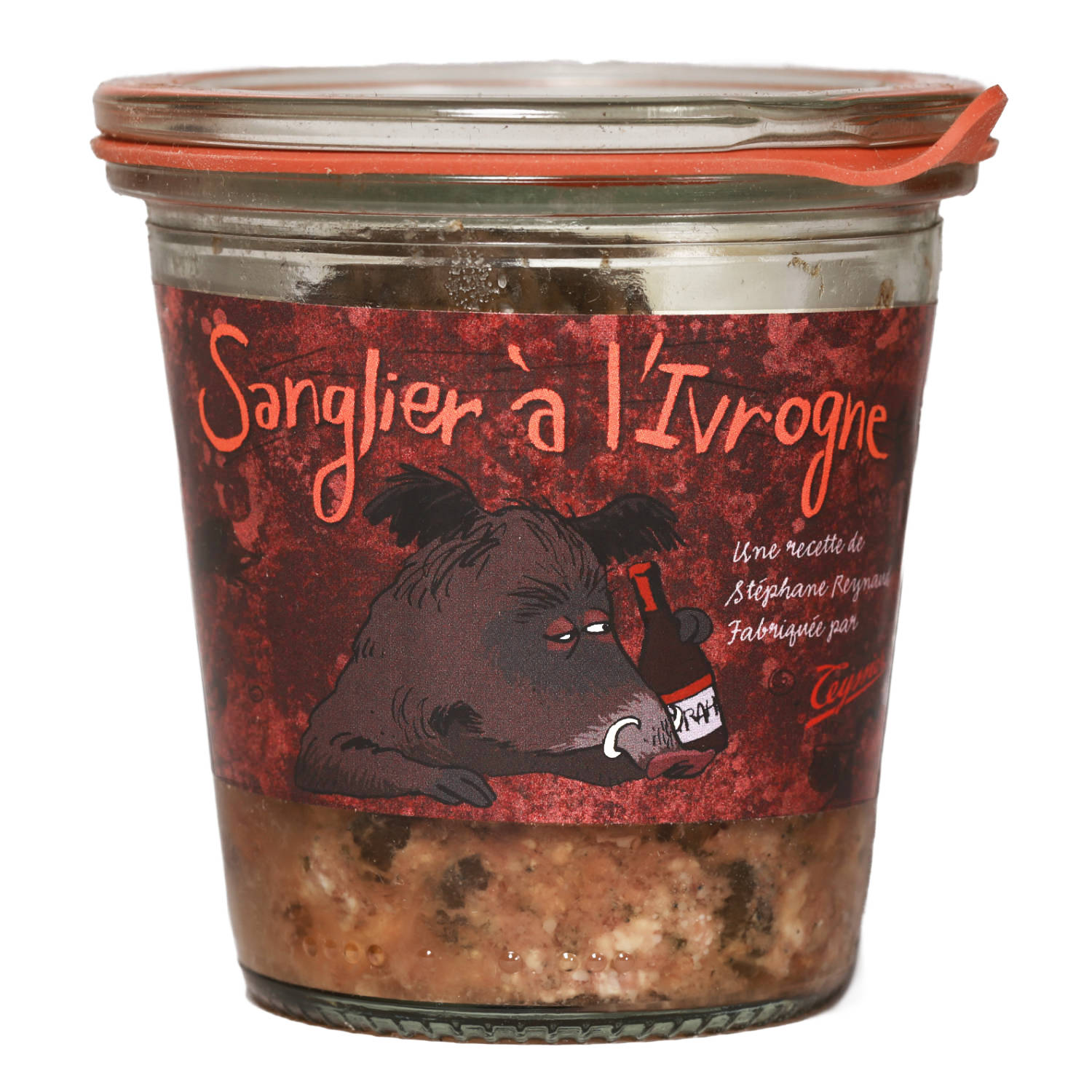 Verrine "das betrunkene Wildschwein"