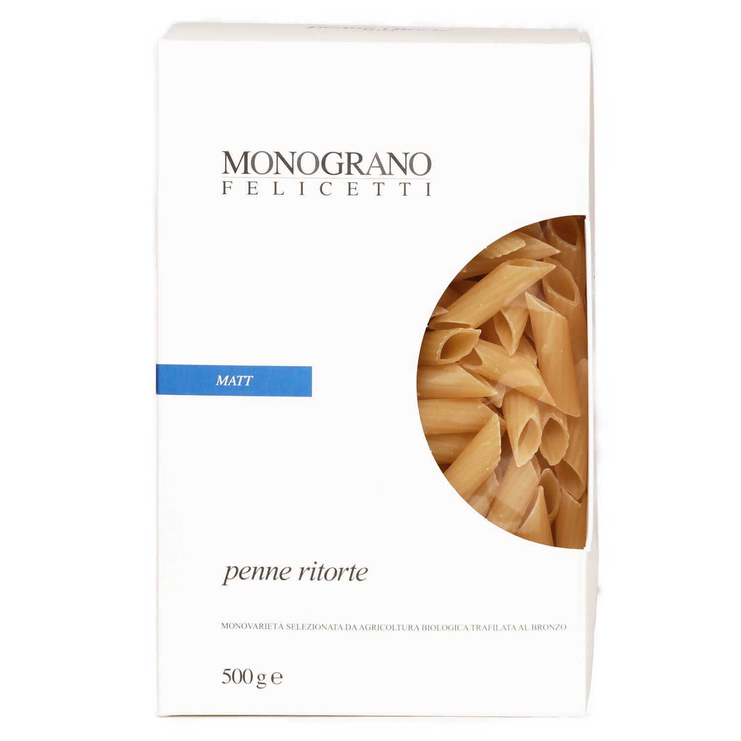 Penne Ritorte di Granoduro Matt aus Hartweizengrieß