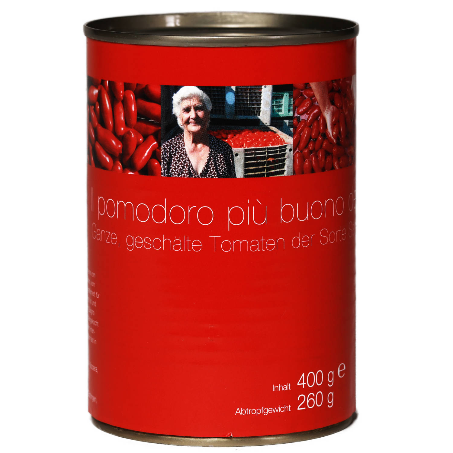 San Marzano Tomaten geschält